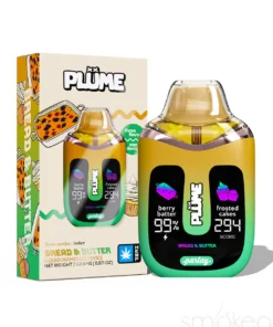 plume 2g, plume bread & butter, plume disposable vape, bread & butter vape, 2g vape pen, premium disposable vape, dessert vape flavor, plume vape