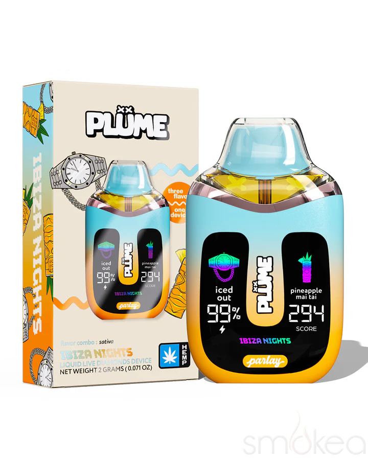 ibizanights_720x Explore information on the Plume 2g Ibiza Nights disposable device, featuring a tropical, fruit-inspired flavor profile. Adult-restricted product.