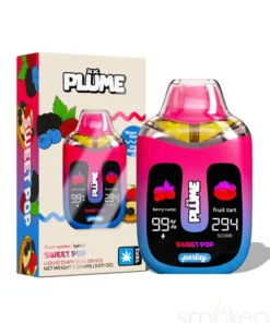 Learn about Plume 2g Sweet Pop, a 2-gram disposable device with candy-inspired fruity flavors. Adult-restricted product take care.