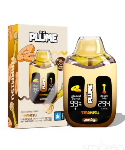 Learn about Plume 2g Tiramisu, a 2-gram disposable device with dessert-inspired coffee and cocoa flavors. Adult-restricted product; informational only.